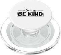 Be Kind Minimalist Love Kindness Positive PopSockets PopGrip for MagSafe