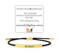 Be Kind of a B Bracelet Be Kind Inspirational Cuff Bracelet for Women Be Kind Friendship Bracelet Jewelry Gifts for Women Gifts for Christmas, L, Alloy, no gemstone