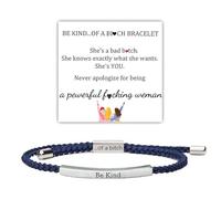 Be Kind of a B Bracelet Be Kind Inspirational Cuff Bracelet for Women Be Kind Friendship Bracelet Jewelry Gifts for Women Gifts for Christmas, L, Alloy, no gemstone