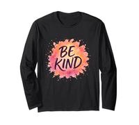 Be Kind Paint Splash Long Sleeve T-Shirt