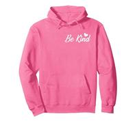 Be Kind Person Behind Me Suicide Prevention Awareness Pullover Hoodie, Adult Unisex, Bright Pink, X-Large