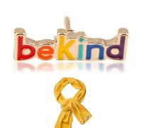 Be Kind Rainbow Pin, Mini Cute Badge Pin, Motivational Matte Letters Brooch, Words letters Jewelry Accessories Gift for Family Friends Man Women for Shirt Bag Clothing Hat Decoration