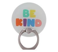 Be Kind Rainbow Positive Message Phone Ring Holder Grip Finger 360 Mount Stand Mobile Universal Loop for All Smartphones