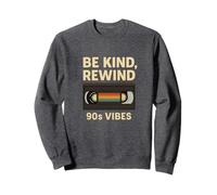 Be Kind Rewind Vintage 90s Aesthetic Retro Design Sweatshirt
