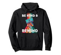 Be Kind & Rewind Vintage 90's Nostalgic 80's Throwback Pullover Hoodie