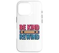 Be Kind Rewind Vintage VHS Retro Art Design Case for iPhone 16 Pro