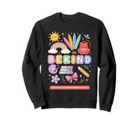 Be Kind School Supplies Rainbow Kids Design Sweatshirt