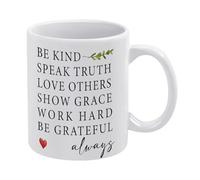 Be Kind Speak Truth Mug Funny Coffee Mug,Man Cave Prints,The Best Gift for Colleagues, Parents, and Grandparents, 110z Men and Women