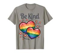 Be Kind Spread Kindness, Spread Love Rainbow Hearts T-Shirt