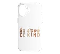 Be Kind, Teachers Interpreter ASL Sign Language Hand Talking Case for iPhone 16