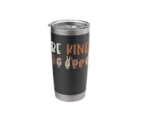 Be Kind, Teachers Interpreter ASL Sign Language Hand Talking Stainless Steel Insulated Tumbler