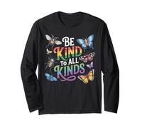 Be Kind To All Kind Biology Science Insect Collector Biology Long Sleeve T-Shirt