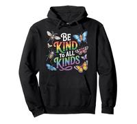 Be Kind To All Kind Biology Science Insect Collector Biology Pullover Hoodie