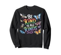 Be Kind To All Kind Biology Science Insect Collector Biology Sweatshirt