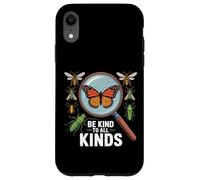 Be Kind to All Kinds Bugs Entomology Insect Lover Case for iPhone XR