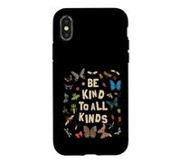 Be Kind to All Kinds Bugs Entomology Insect Lover Design Case for iPhone X/XS
