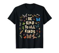 Be Kind to All Kinds Bugs Entomology Insect Lover Design T-Shirt