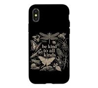 Be Kind To All Kinds Insect Bug Collector Entomology Nature Case for iPhone X/XS