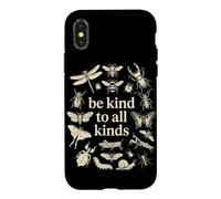 Be Kind To All Kinds Insect Bug Collector Entomology Nature Case for iPhone X/XS