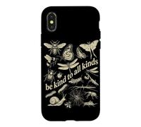 Be Kind To All Kinds Insect Bug Collector Entomology Nature Case for iPhone X/XS