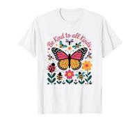 Be Kind to All Kinds Insect Graphic for Nature Enthusiasts T-Shirt