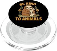 Be Kind to Animals Cute Sloth Rabbit PopSockets PopGrip for MagSafe