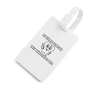 Be Kind To Dentists Tooth Luggage Tag with Name ID Card for Suitcase Travel Bag Labels Cute Printed Design