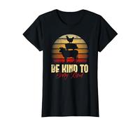 Be Kind to Every Kind for a Vegans Vegetarians Funny Vegan T-Shirt, Women, Black, Large
