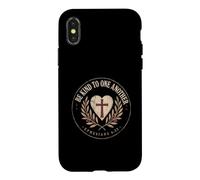 Be Kind To One Another Ephesians 4:32 Christian Emblem Case for iPhone X/XS