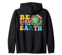 Be Kind To The Earth Day Save Cute Planet Students Teachers Zip Hoodie