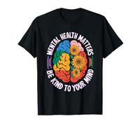 Be Kind to Your Mind Brain Design T-Shirt