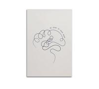 Be Kind To Your Mind Mental Health (2) Cover Poster Art Canvas Gift for Friends Or for Your Own Use Bedroom Living Room Decoration AestheticUnframe-style 12x18inch(30x45cm)