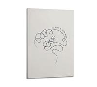 Be Kind To Your Mind Mental Health (2) Cover Poster Art Canvas Gift for Friends Or for Your Own Use Bedroom Living Room Decoration AestheticFrame-style 20x30inch(50x75cm)