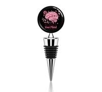 Be Kind to Your Mind Mental Health Matters Awareness Wine Stoppers Reusable Zinc Alloy Beverage Bottle Sealer for Party Wedding