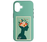 Be Kind to Your Mind Mental Health Minimal Mindful Art Case for iPhone 16