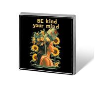Be Kind To Your Mind Printed Brooch Pins Badge Button Tie Lapel Backpack Pin Decoration for Women Men
