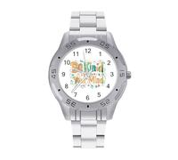 Be Kind to Your Mind Quartz Watch Alloy Watch Dress Decorative for Business Men Women with Design Pattern Print
