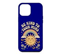 Be Kind To Your Mind Retro 70s Rainbow Mental Health Case for iPhone 12 Pro Max