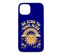 Be Kind To Your Mind Retro 70s Rainbow Mental Health Case for iPhone 13