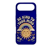 Be Kind To Your Mind Retro 70s Rainbow Mental Health Case for iPhone Air
