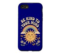 Be Kind To Your Mind Retro 70s Rainbow Mental Health Case for iPhone SE (2020) / 7/8