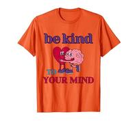Be Kind to Your Mind Yellow Mental Health T-Shirt, Men, Orange, 3X-Large