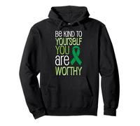 Be kind to yourself you are worthy Pullover Hoodie