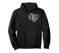 Be Kind with Big Heart and Flowers Love Blessed Good Vibes Pullover Hoodie