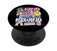 Be Kind Words Don't Rewind Vintage Cassette for Music Lover PopSockets Adhesive PopGrip
