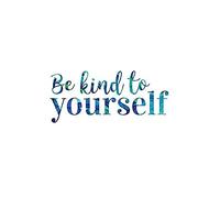 Be Kind Yourself Texture Canvas Wall Art Print