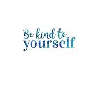Be Kind Yourself Texture Large Art Print Poster Wall Decor 18x24 inch