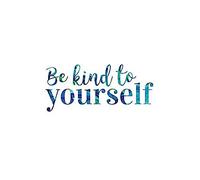 Be Kind Yourself Texture Wall Art Print