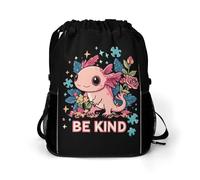 Be Kind1 Autism Axolotl Gym Bag with Shoe Compartment 30L Backpack