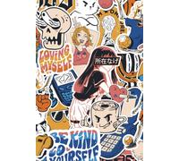 Be King To Yourself Notebook: Loving Myself Notebook, Sticker Art Journal, 6x9 120 Blank Lined Paged Notebook, Anime Lover Gift Idea Girls Boys Teens Adults, Anime Fan,